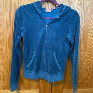 Juicy Couture terry cloth zip up hoodie